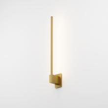  ZBW-24-4-EM-SW-GLD - Z-Bar Wall Sconce, Soft Warm, Gold, 24," End Mount